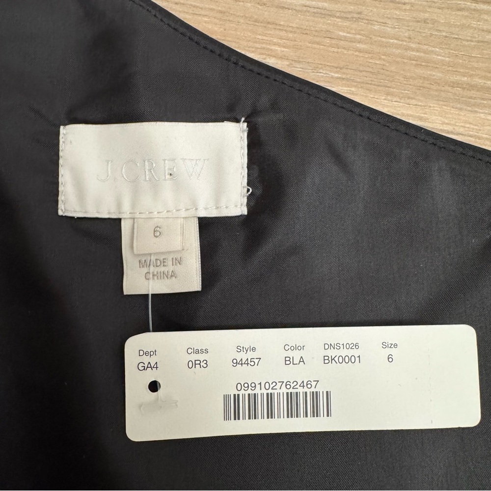 NWT J. Crew 100% Silk Lucienne Dress Size 6 - Picture 4 of 12